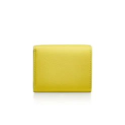 Tiffany & Co. T&CO. Trifold Wallet in Chartreuse Leather | ^Women Small Leather Goods|Women's Accessories