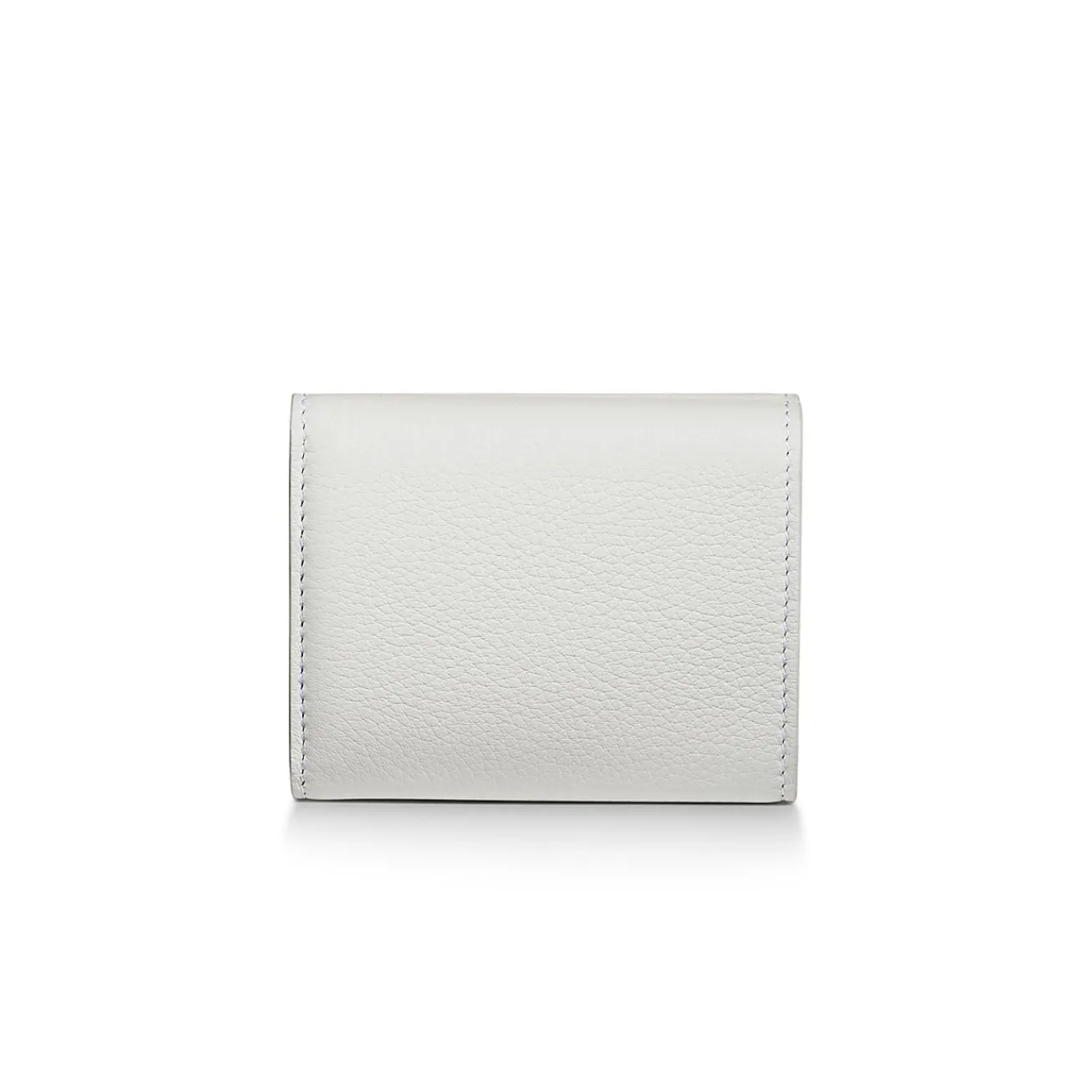 Tiffany & Co. T&CO. Trifold Wallet in White Leather | ^Women Small Leather Goods|Women's Accessories