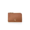 Tiffany & Co. T&CO. Zip Card Case in Clay Brown Leather | ^Women Small Leather Goods|Women's Accessories