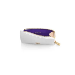 Tiffany & Co. T&CO. Zip Card Case in White Leather | ^Women Small Leather Goods|Women's Accessories