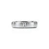 Tiffany & Co. The Charles Tiffany Setting Satin Finish Ring in Platinum with a Diamond, 5 mm | ^ Rings|Platinum Jewelry