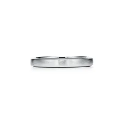 Tiffany & Co. The Charles Tiffany Setting Satin Finish Ring in Platinum, 3 mm Wide | ^Women Rings|Men's Jewelry