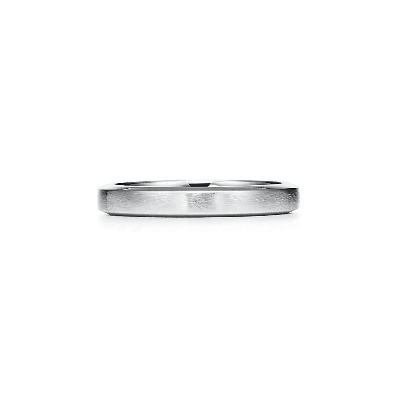 Tiffany & Co. The Charles Tiffany Setting Satin Finish Ring in Platinum, 3 mm Wide | ^Women Rings|Men's Jewelry