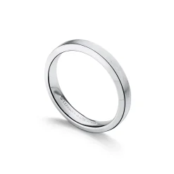 Tiffany & Co. The Charles Tiffany Setting Satin Finish Ring in Platinum, 3 mm Wide | ^Women Rings|Men's Jewelry
