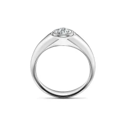 Tiffany & Co. The Charles Tiffany Setting Men's Engagement Ring in Platinum with a Diamond | ^ Men's Jewelry|Engagement Rings