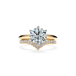 Tiffany & Co. The Tiffany® Setting in 18k yellow gold: world's most iconic engagement ring. | ^ Engagement Rings