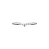 Tiffany & Co. The Tiffany® Setting V band ring in platinum, 1.7 mm wide. | ^Women Rings|Stacking Rings