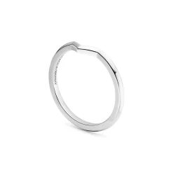 Tiffany & Co. The Tiffany® Setting V band ring in platinum, 1.7 mm wide. | ^Women Rings|Stacking Rings