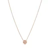Tiffany & Co. Tiffany 1837® circle pendant in 18k rose gold with diamonds. | ^ Necklaces & Pendants|Rose Gold Jewelry