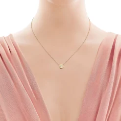 Tiffany & Co. Tiffany 1837® circle pendant in 18k gold with diamonds. | ^ Necklaces & Pendants|Gold Jewelry