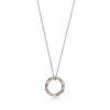 Tiffany & Co. Tiffany 1837® Circle Pendant in Sterling Silver and Rose Gold | ^ Necklaces & Pendants|New Jewelry