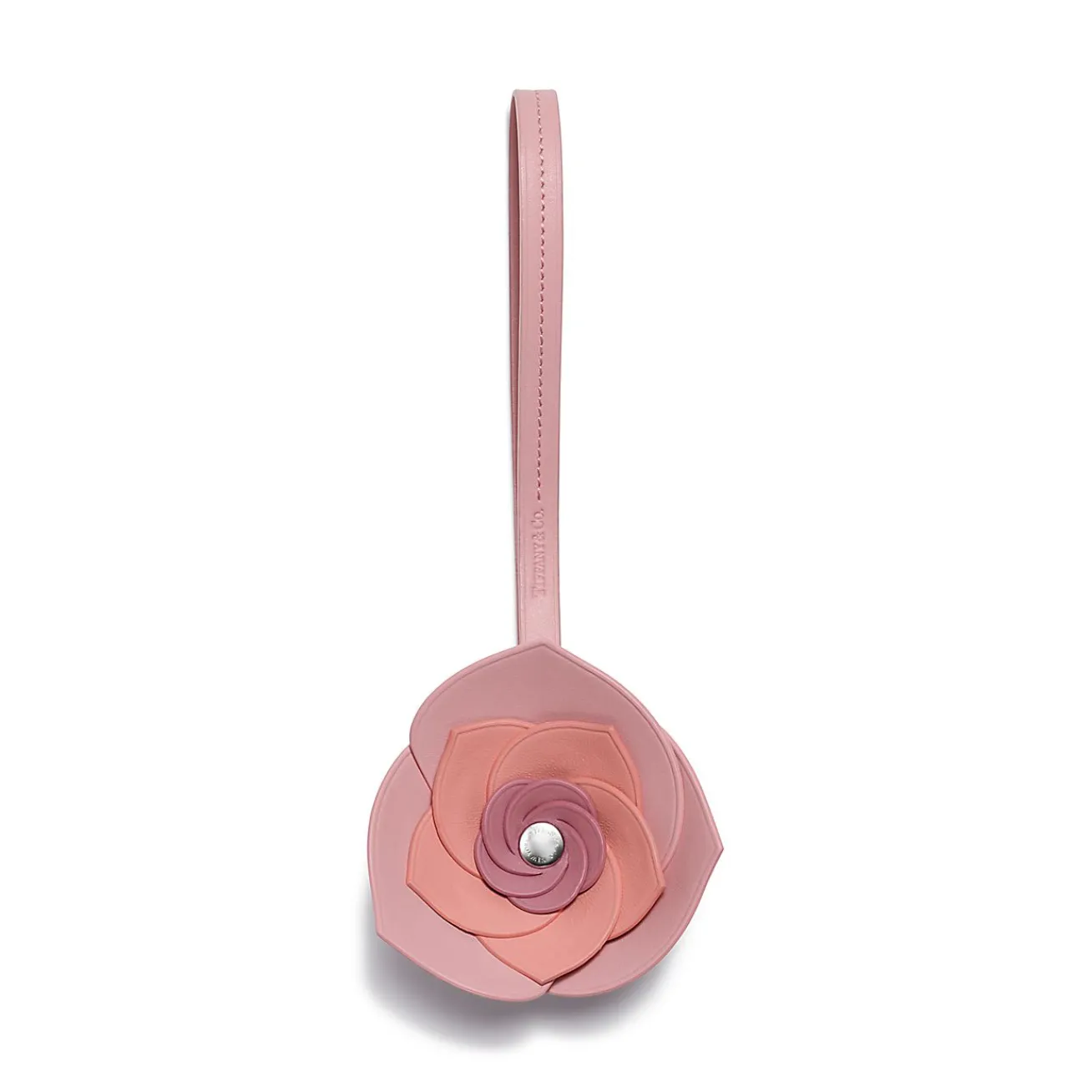 Tiffany & Co. ® Flower Bag Charm in Rose Leather | ^Women Small Leather Goods|Women's Accessories