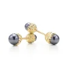 Tiffany & Co. Schlumberger® Acorn cuff links in 18k gold with hematite. | ^ Jean Schlumberger by Tiffany