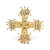Tiffany & Co. Schlumberger® Maltese Cross clip of diamonds in 18k gold. | ^ Brooches|Men's Jewelry