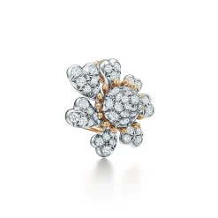 Tiffany & Co. Schlumberger® Cones with Petals Ear Clips in Platinum and Gold | ^ Earrings|Gold Jewelry