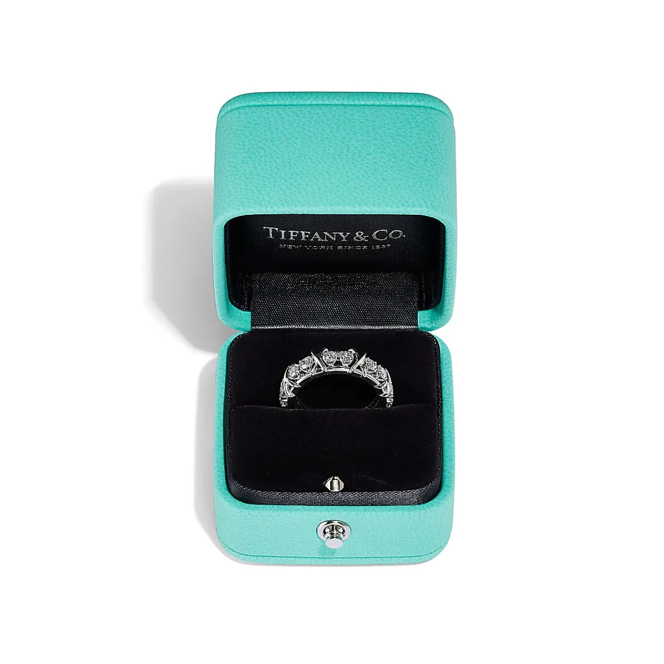Tiffany & Co. Schlumberger® Sixteen Stone ring in platinum with diamonds. | ^Women Rings|Men's Jewelry
