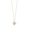 Tiffany & Co. Schlumberger® Lynn pendant in rose gold with diamonds in platinum. | ^ Necklaces & Pendants|Rose Gold Jewelry