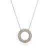 Tiffany & Co. Schlumberger® Sixteen Stone circle pendant in gold with diamonds. | ^ Necklaces & Pendants|Gold Jewelry