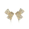 Tiffany & Co. Schlumberger® V-Rope ear clips with diamonds. | ^ Earrings|Gold Jewelry