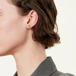 Tiffany & Co. Schlumberger® Lynn earrings in 18k gold with diamonds. | ^ Earrings|Gold Jewelry