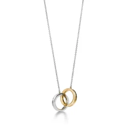 Tiffany & Co. Tiffany 1837® interlocking circles pendant in sterling silver and 18k gold. | ^ Necklaces & Pendants|Gifts for Her