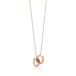 Tiffany & Co. Tiffany 1837® Interlocking Circles Pendant in Rose Gold, Small | ^ Necklaces & Pendants|Rose Gold Jewelry