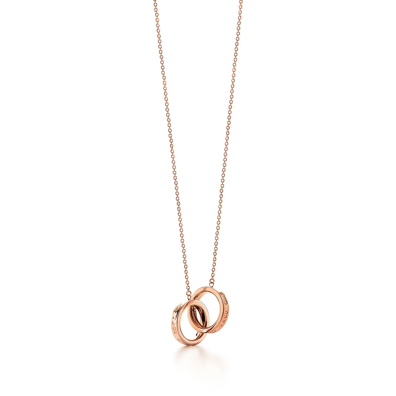 Tiffany & Co. Tiffany 1837® Interlocking Circles Pendant in Rose Gold, Small | ^ Necklaces & Pendants|Rose Gold Jewelry