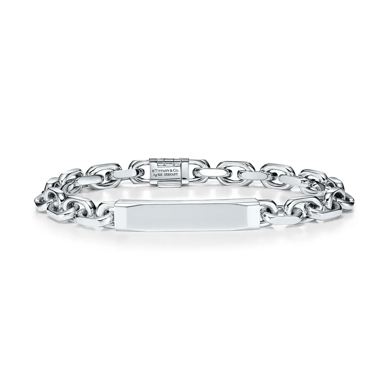 Tiffany & Co. Tiffany 1837® Makers I.D. chain bracelet in sterling silver, medium. | ^ Bracelets|Men's Jewelry