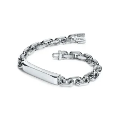 Tiffany & Co. Tiffany 1837® Makers I.D. chain bracelet in sterling silver, medium. | ^ Bracelets|Men's Jewelry