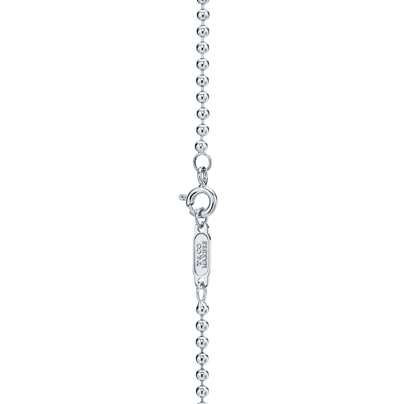 Tiffany & Co. Tiffany 1837® Makers I.D. tag pendant in sterling silver, 24". | ^ Necklaces & Pendants|Men's Jewelry