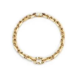 Tiffany & Co. Tiffany 1837® Makers narrow chain bracelet in 18k gold, medium. | ^ Bracelets|Men's Jewelry