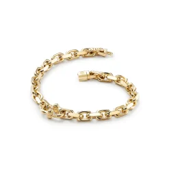 Tiffany & Co. Tiffany 1837® Makers narrow chain bracelet in 18k gold, medium. | ^ Bracelets|Men's Jewelry