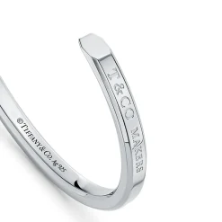 Tiffany & Co. Tiffany 1837® Makers narrow cuff in sterling silver, medium. | ^ Bracelets|Men's Jewelry