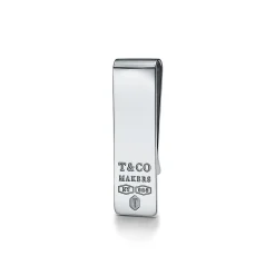 Tiffany & Co. Tiffany 1837 Makers narrow money clip in sterling silver. | ^ Him|Gifts for Him