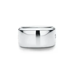 Tiffany & Co. Tiffany 1837® Makers signet ring in sterling silver, 12 mm wide. | ^ Rings|Men's Jewelry