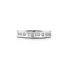Tiffany & Co. Tiffany 1837® Ring in White Gold with Diamonds, Narrow | ^ Rings|Men's Jewelry