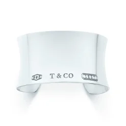 Tiffany & Co. Tiffany 1837® wide cuff in sterling silver, medium. | ^ Bracelets|Bold Silver Jewelry