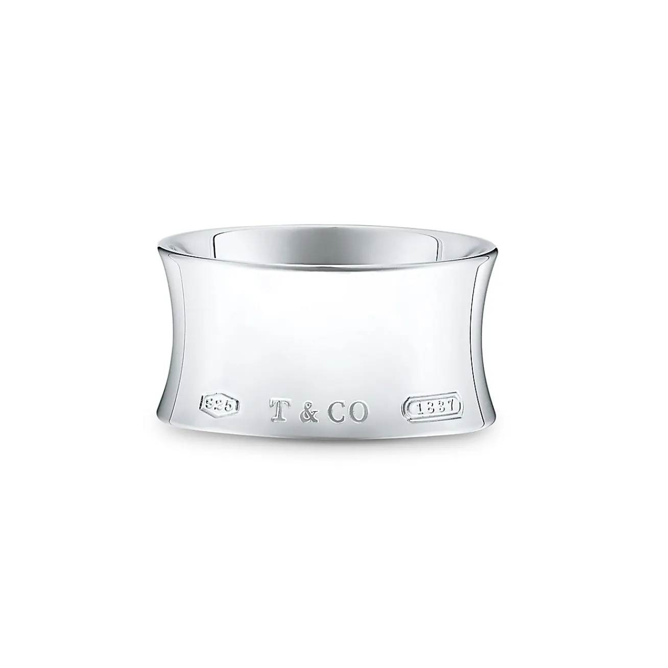 Tiffany & Co. Tiffany 1837® wide ring in sterling silver. | ^ Rings|Men's Jewelry