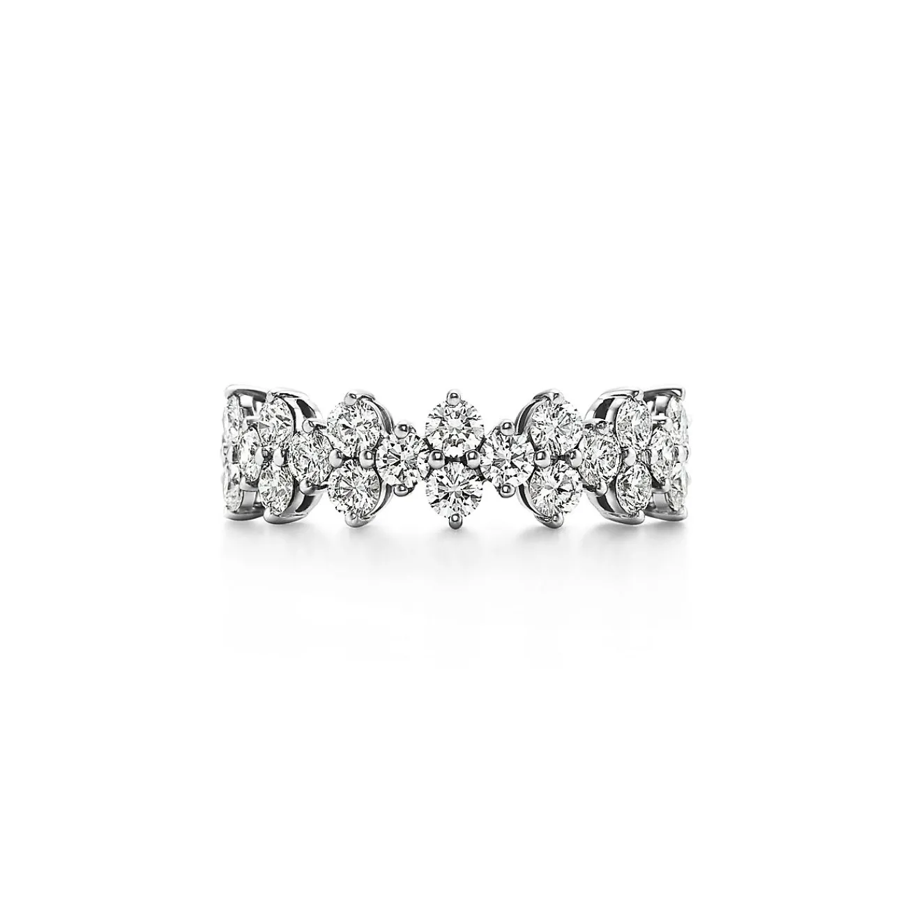 Tiffany & Co. Tiffany Aria ring of diamonds in platinum. | ^Women Rings|Stacking Rings