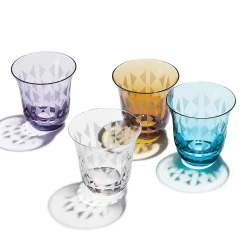 Tiffany & Co. Tiffany Berries Water Glass in Amber Yellow Lead Crystal | ^ Glassware & Barware|Bar & Drinkware