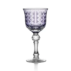 Tiffany & Co. Tiffany Berries White Wine Glass in Amethyst Purple Lead Crystal | ^ Glassware & Barware|Bar & Drinkware