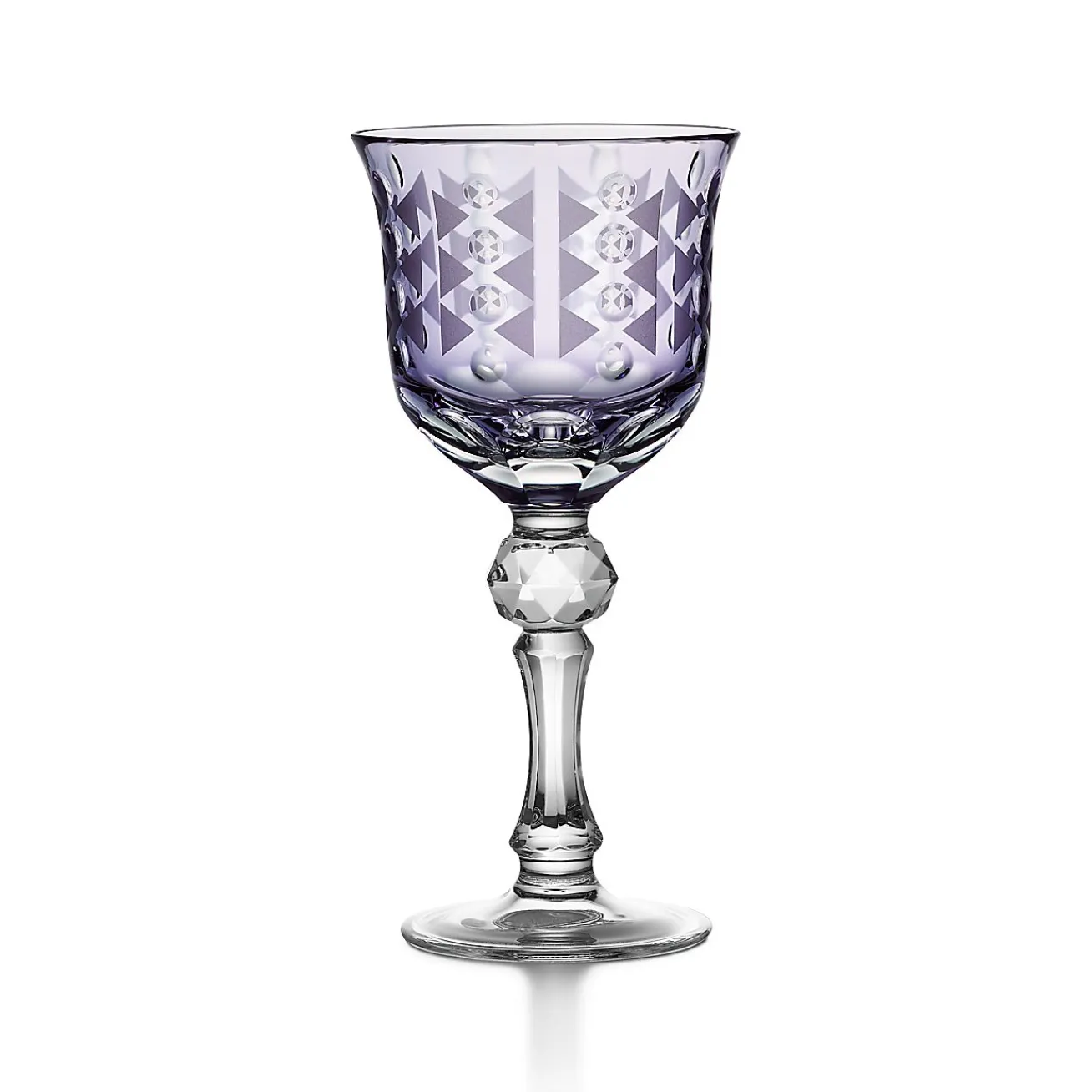 Tiffany & Co. Tiffany Berries White Wine Glass in Amethyst Purple Lead Crystal | ^ Glassware & Barware|Bar & Drinkware