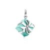 Tiffany & Co. Tiffany Blue Box® charm in sterling silver with Tiffany Blue® enamel finish. | ^ Sterling Silver Jewelry|Tiffany Blue® Gifts