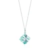 Tiffany & Co. Tiffany Blue Box® charm in sterling silver with Tiffany Blue® enamel finish. | ^ Sterling Silver Jewelry|Tiffany Blue® Gifts