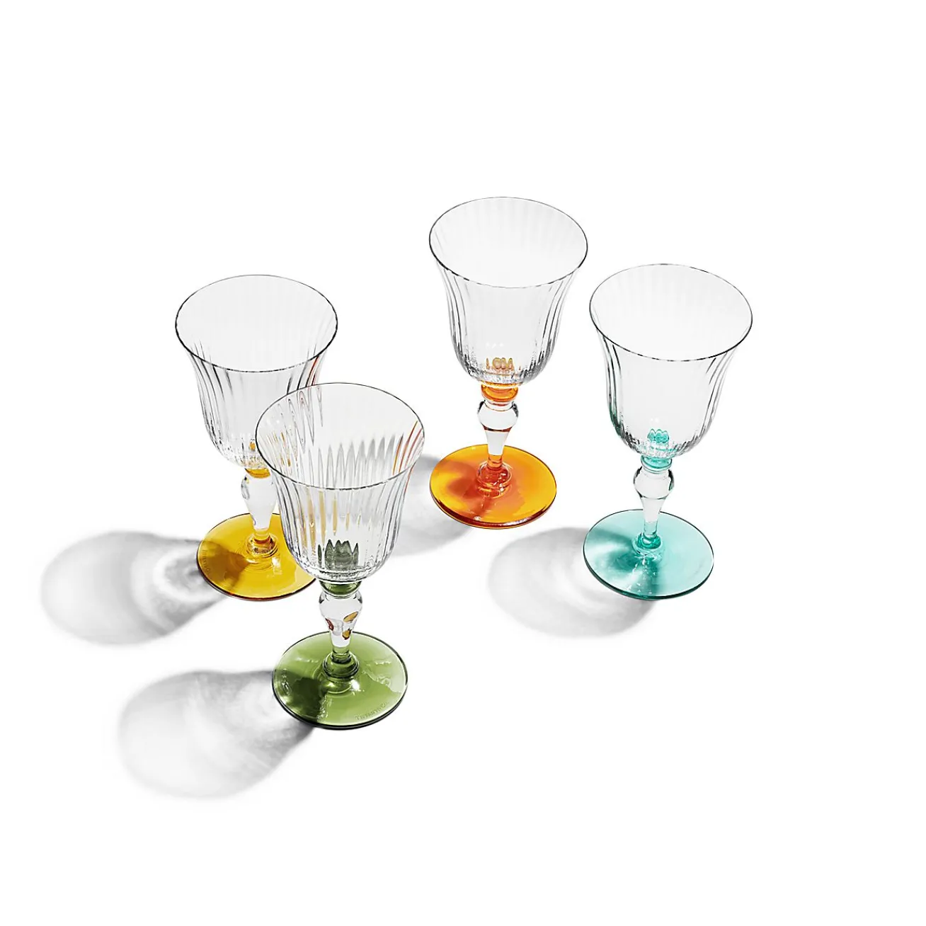 Tiffany & Co. Tiffany Color Block Wine Glass in Amber Yellow | ^ The Home|Housewarming Gifts