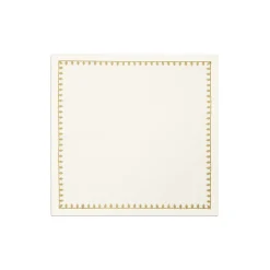 Tiffany & Co. Tiffany Crest Napkin in Embroidered White Linen | ^ Decor|Table Linens