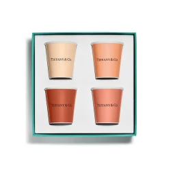 Tiffany & Co. Tiffany Cups Tiffany Coffee Cups in Bone China, Set of Four | ^ The Home|Housewarming Gifts