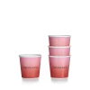 Tiffany & Co. Tiffany Cups Tiffany Espresso Cups in Infinity Ruby Bone China, Set of Four | ^ Tableware|Coffee & Tea