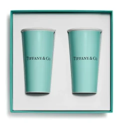 Tiffany & Co. Tiffany Cups Tiffany Large Coffee Cups in Bone China, Set of Two | ^ Him|Gifts for Him