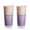 Tiffany & Co. Tiffany Cups Tiffany Large Coffee Cups in Infinity Morganite Bone China | ^ Tableware|Coffee & Tea